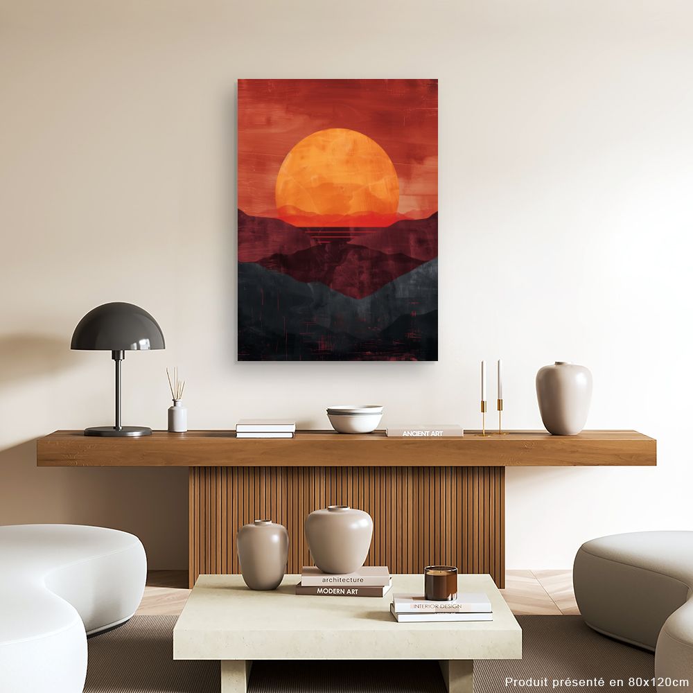 Toile "Coucher de soleil"