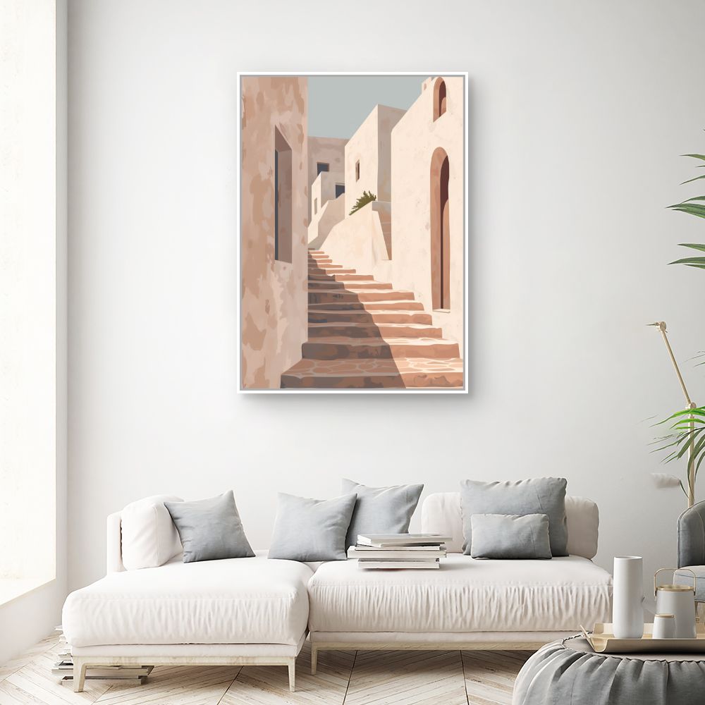 Toile "Ruelles ensoleillées"