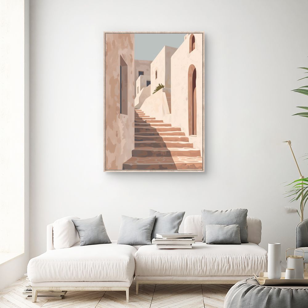 Toile "Ruelles ensoleillées"