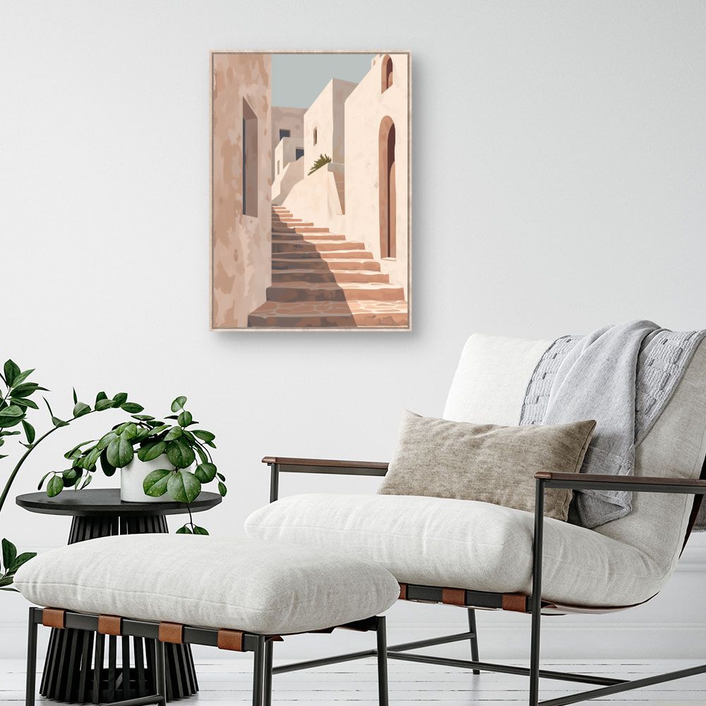 Toile "Ruelles ensoleillées"