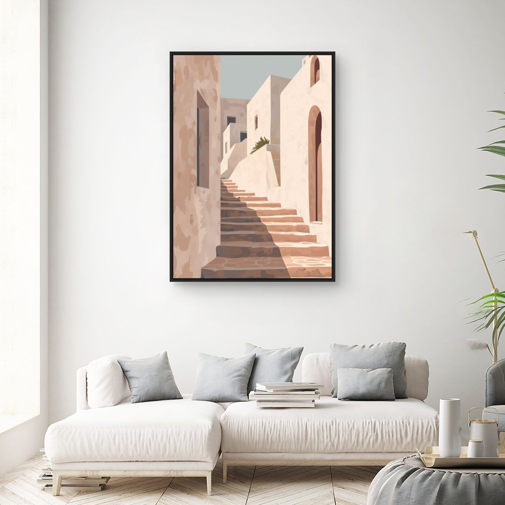 Toile "Ruelles ensoleillées"