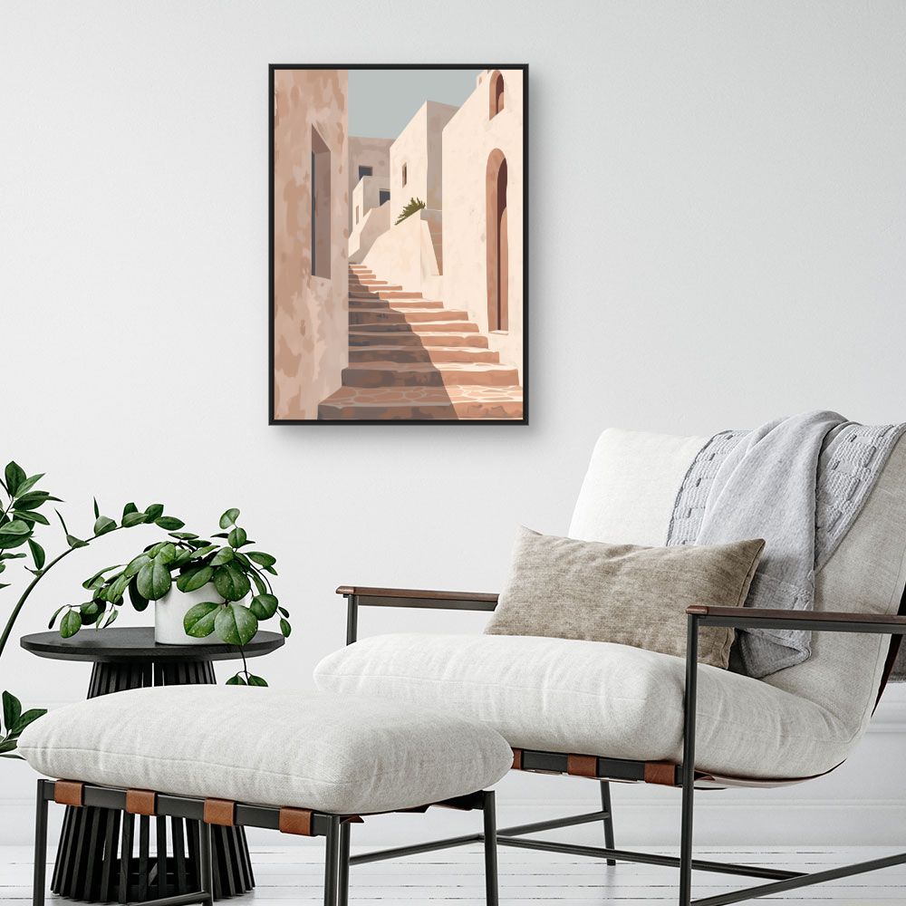 Toile "Ruelles ensoleillées"