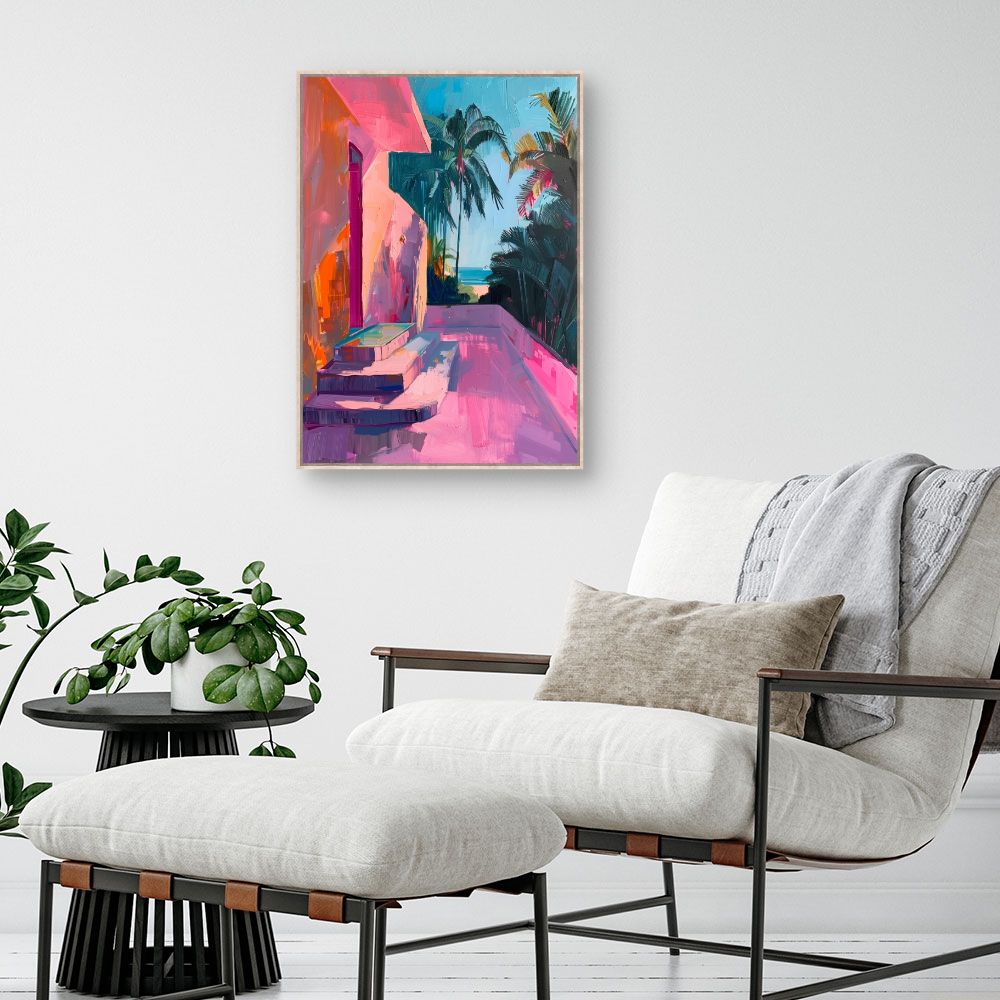 Toile "Évasion tropicale"