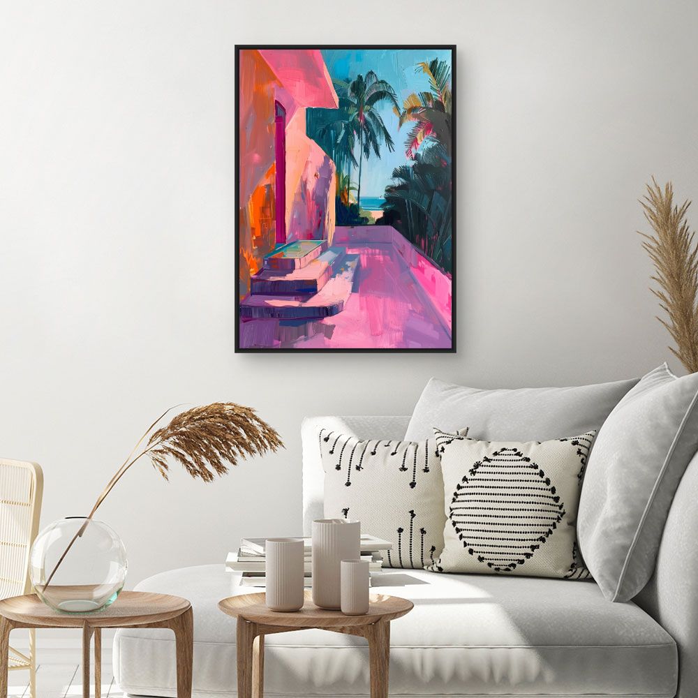 Toile "Évasion tropicale"