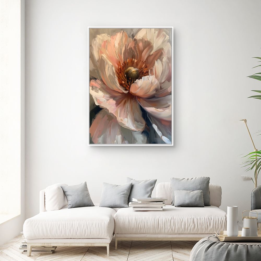 Toile "Fleur majestueuse"