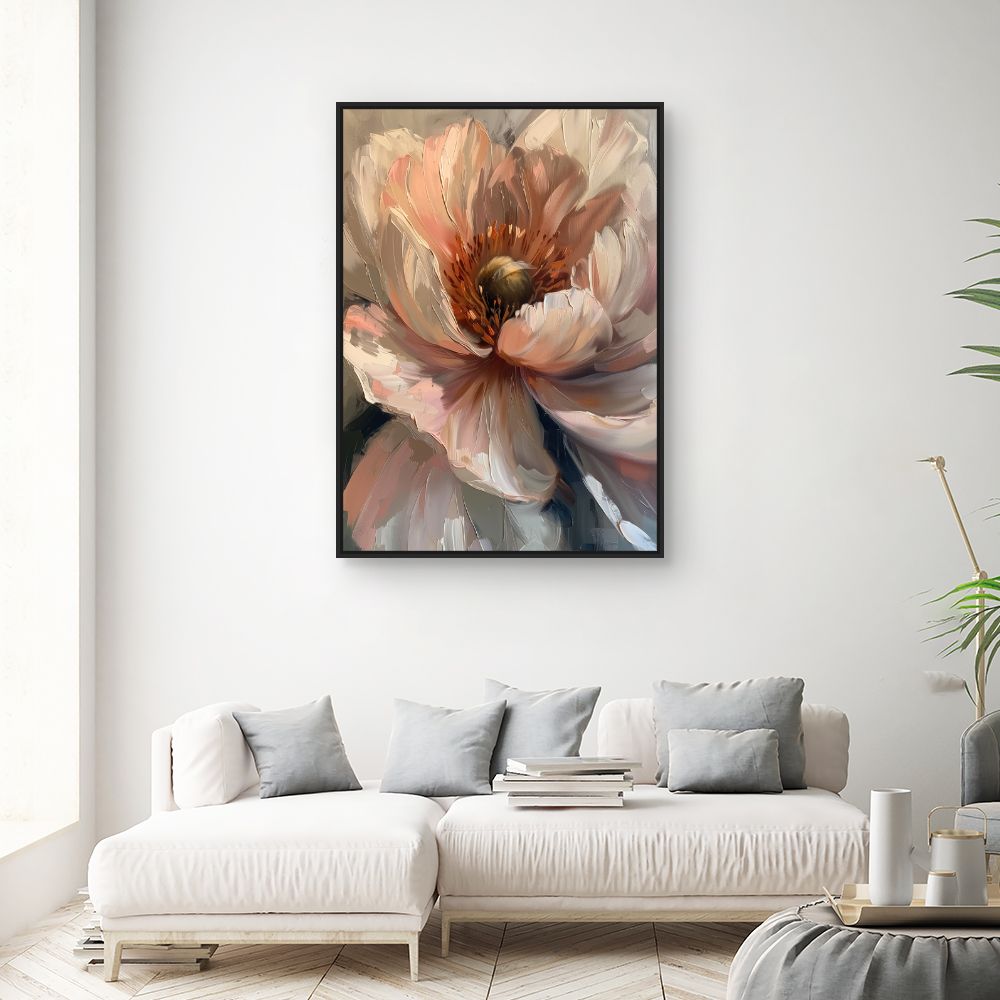 Toile "Fleur majestueuse"