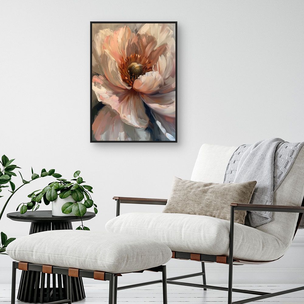 Toile "Fleur majestueuse"