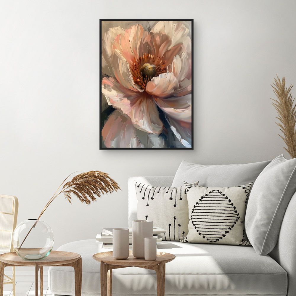 Toile "Fleur majestueuse"