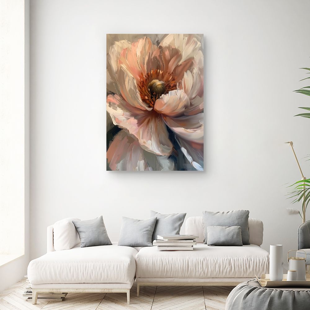 Toile "Fleur majestueuse"