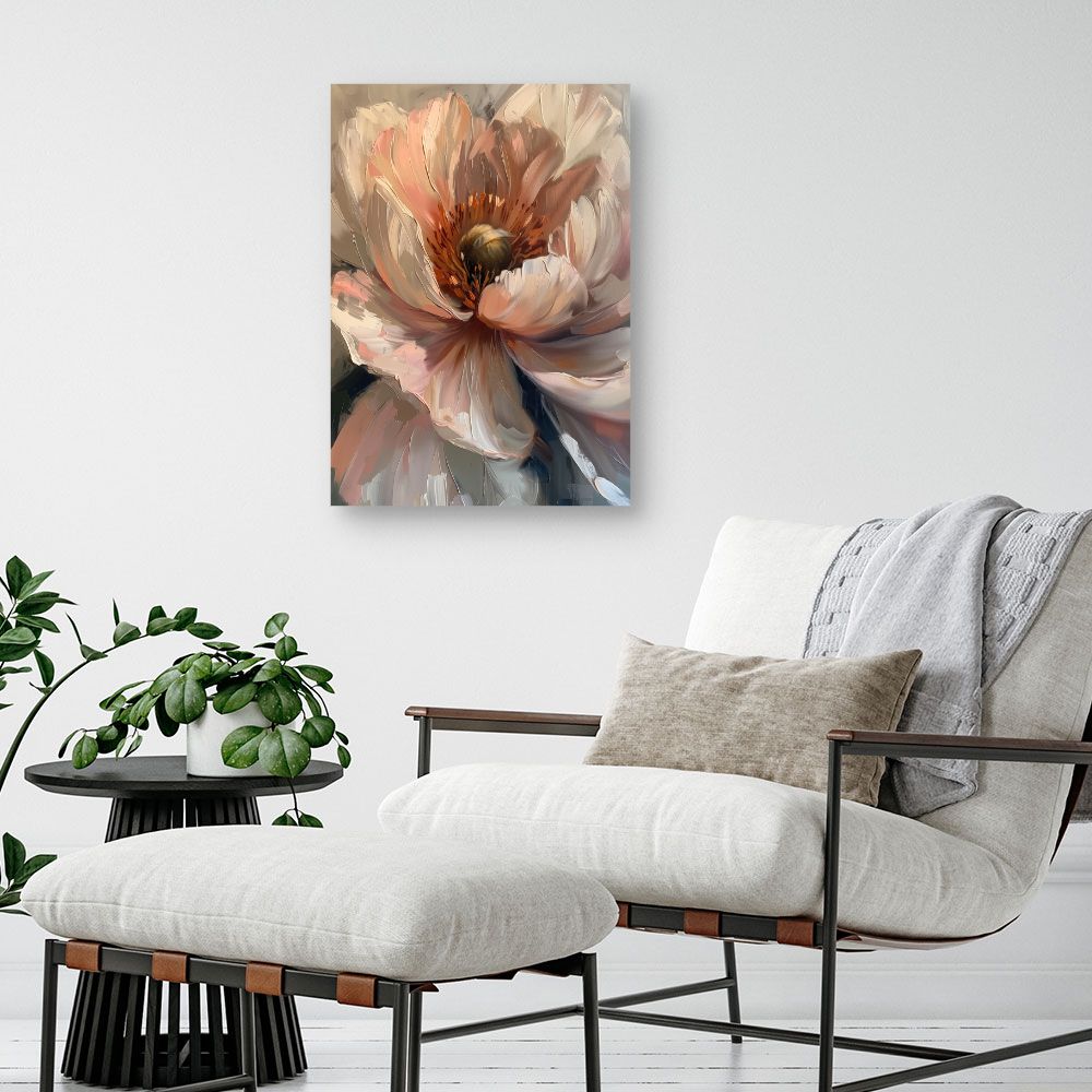 Toile "Fleur majestueuse"