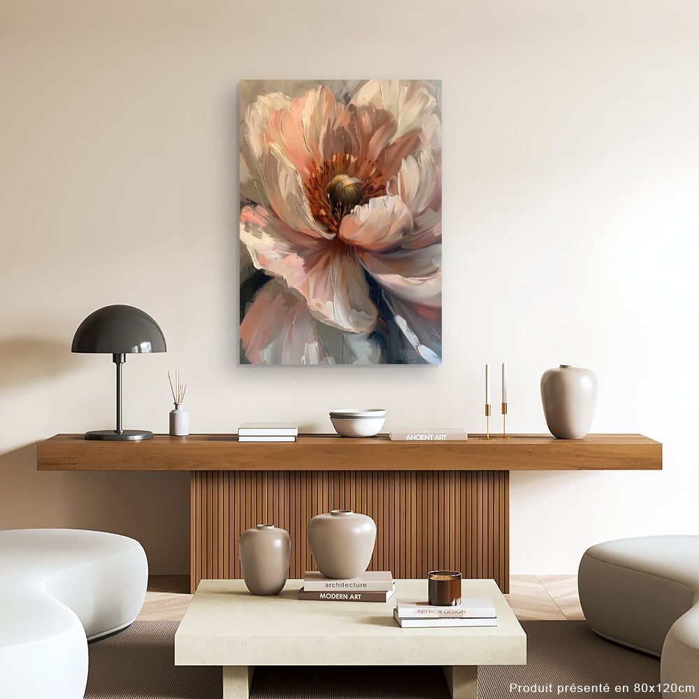 Toile "Fleur majestueuse"