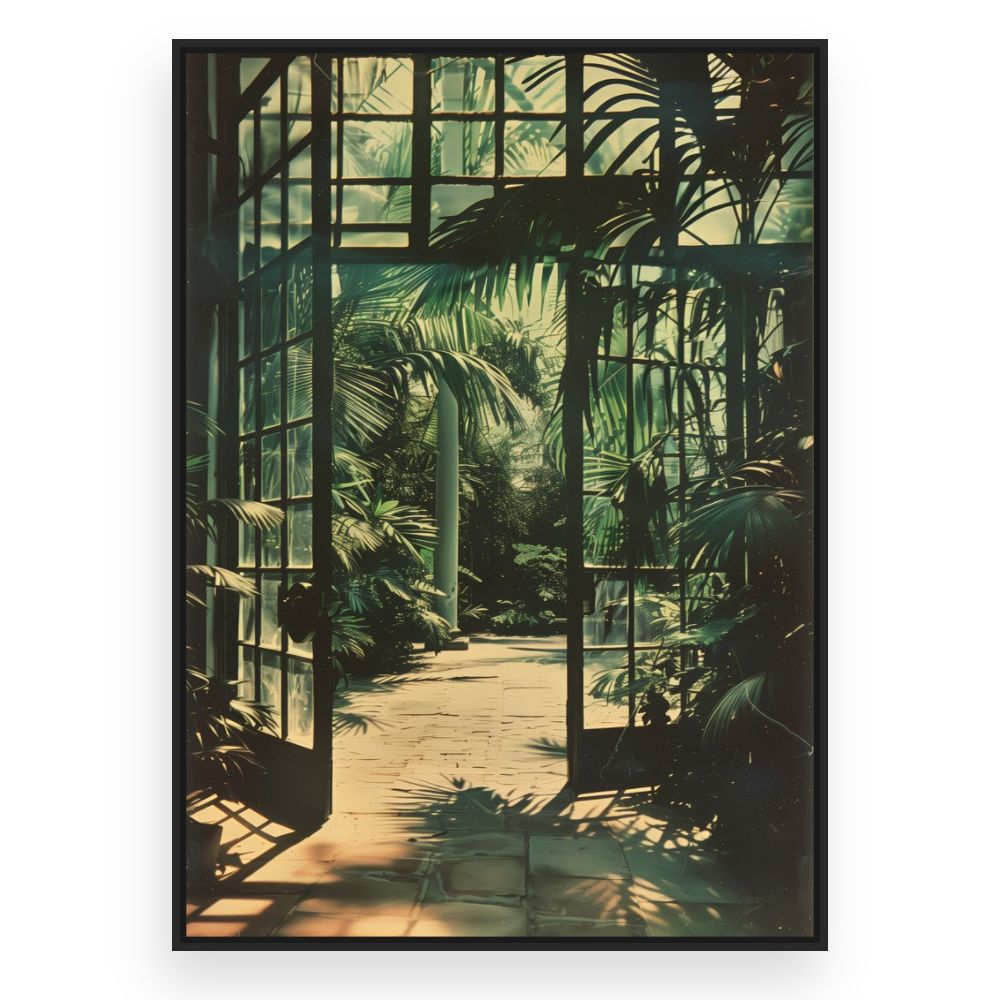 Toile Lumière tropicale – toile cadre noir (slide 3)