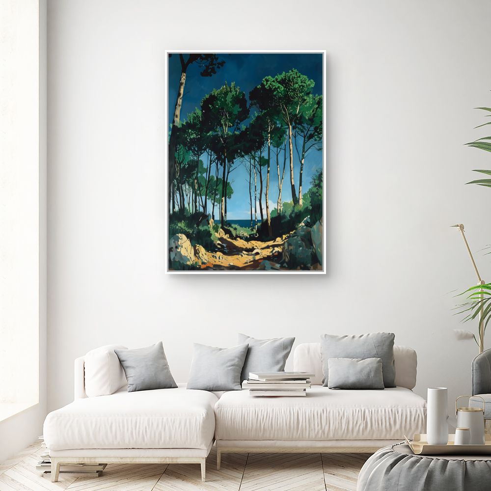 Toile "Forêt ensoleillée"