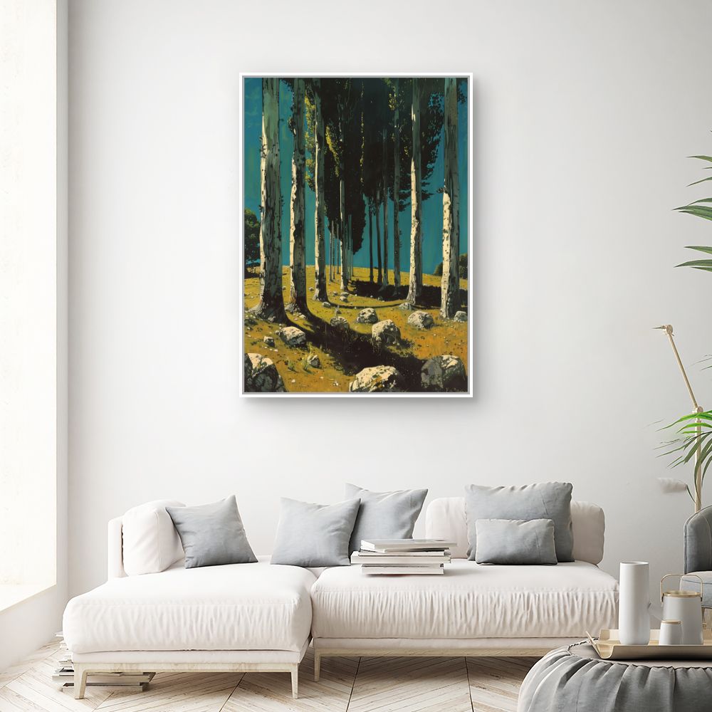 Toile "Forêt ensoleillée"
