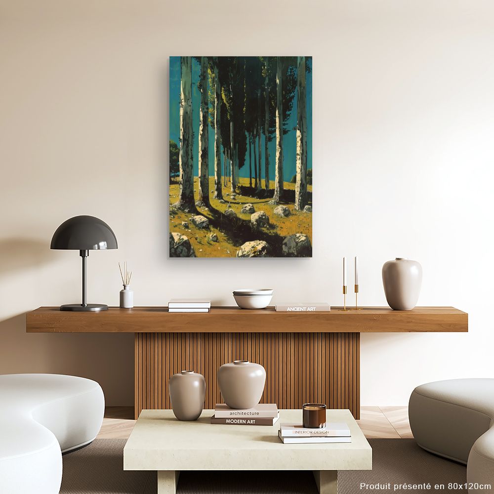 Toile "Forêt ensoleillée"