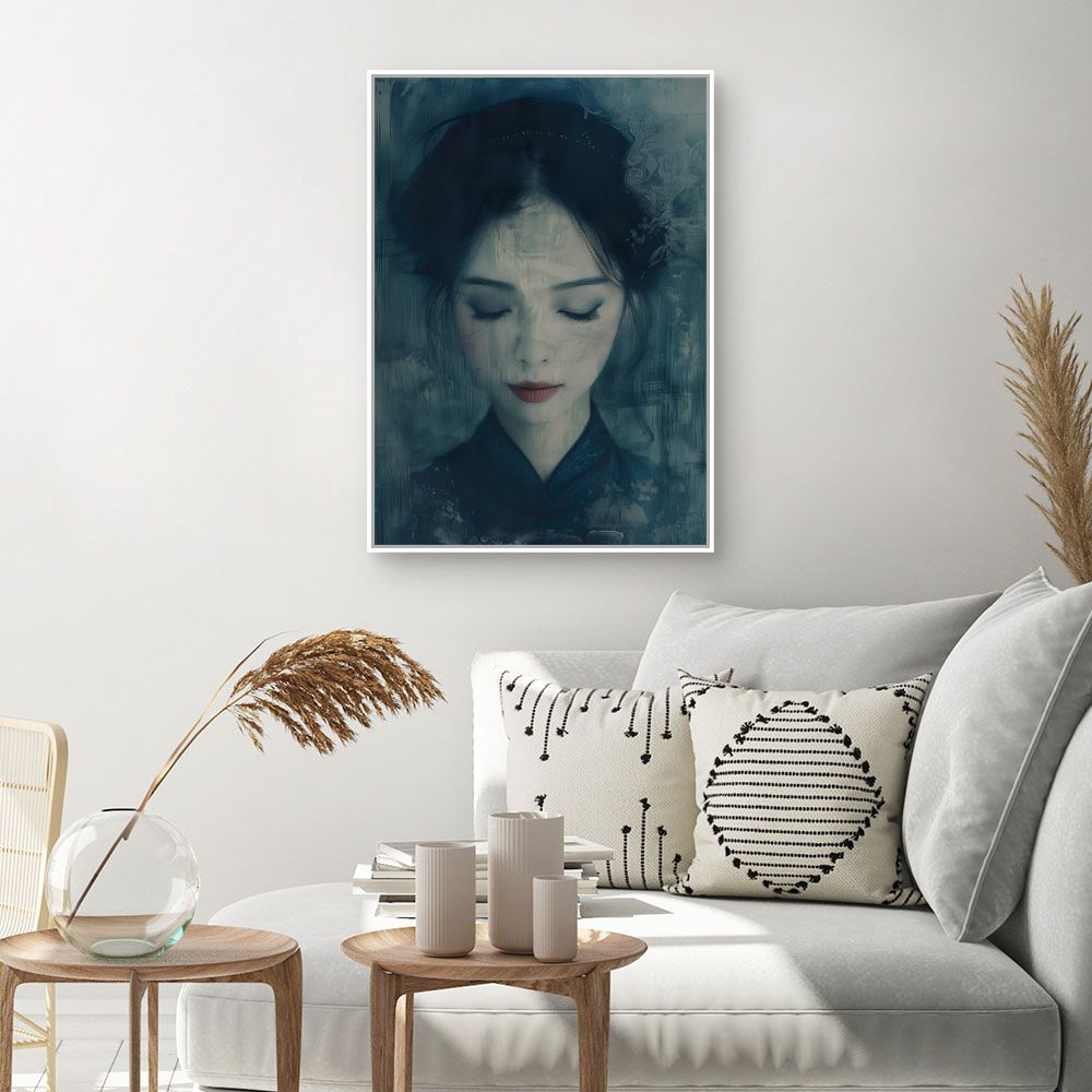 Toile "Portrait mystique"