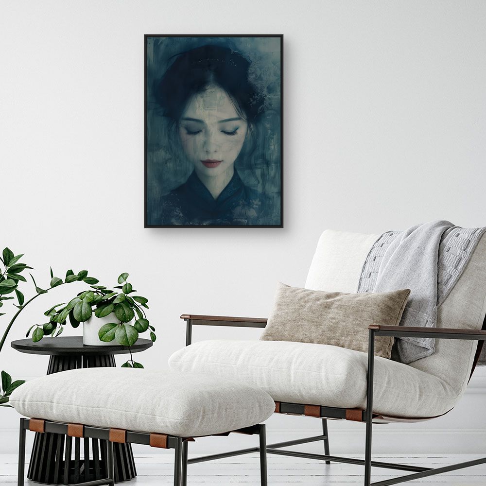 Toile "Portrait mystique"