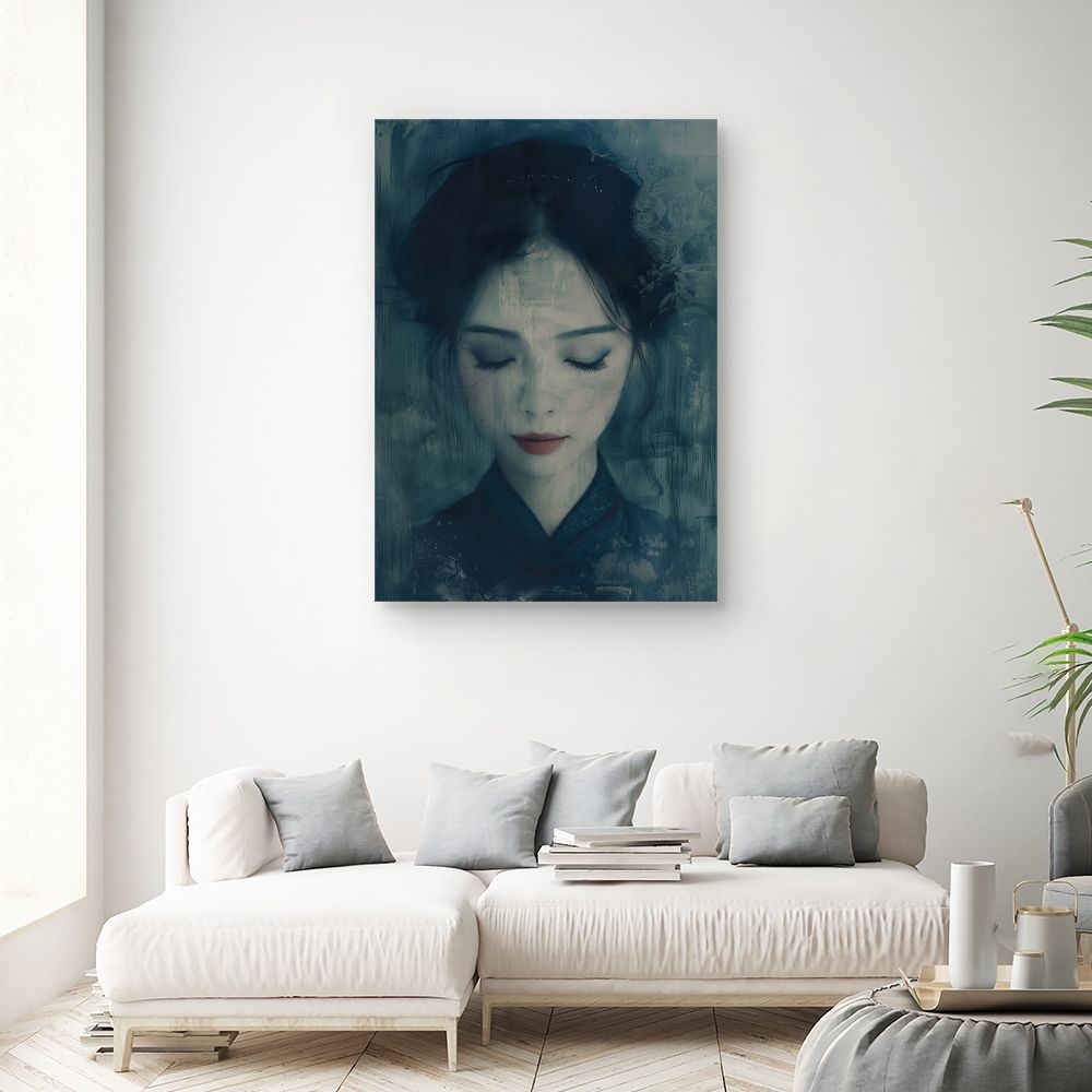 Toile "Portrait mystique"