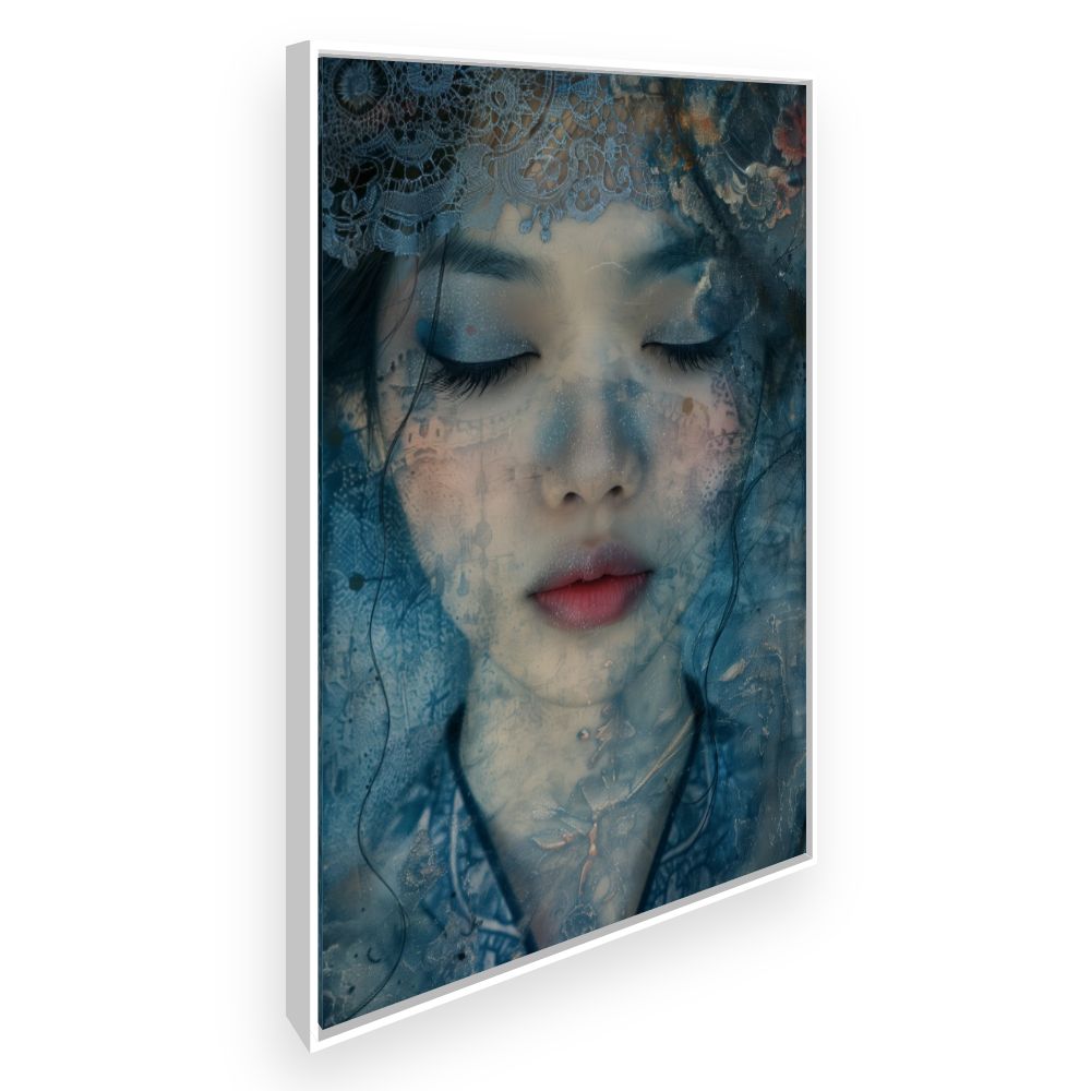 Toile Beauté mystique – toile cadre blanc (slide 2)