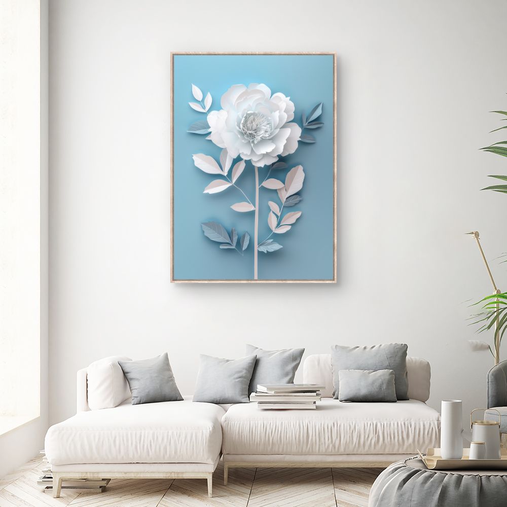 Toile "Fleur poétique"