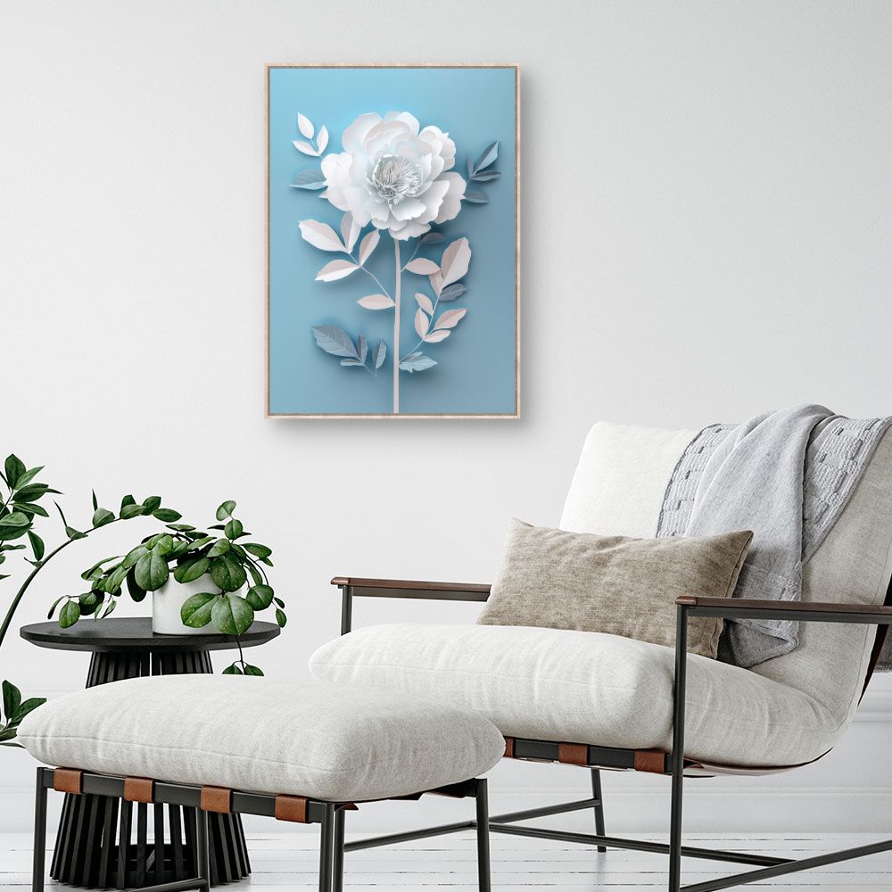 Toile "Fleur poétique"