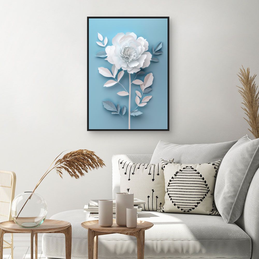Toile "Fleur poétique"