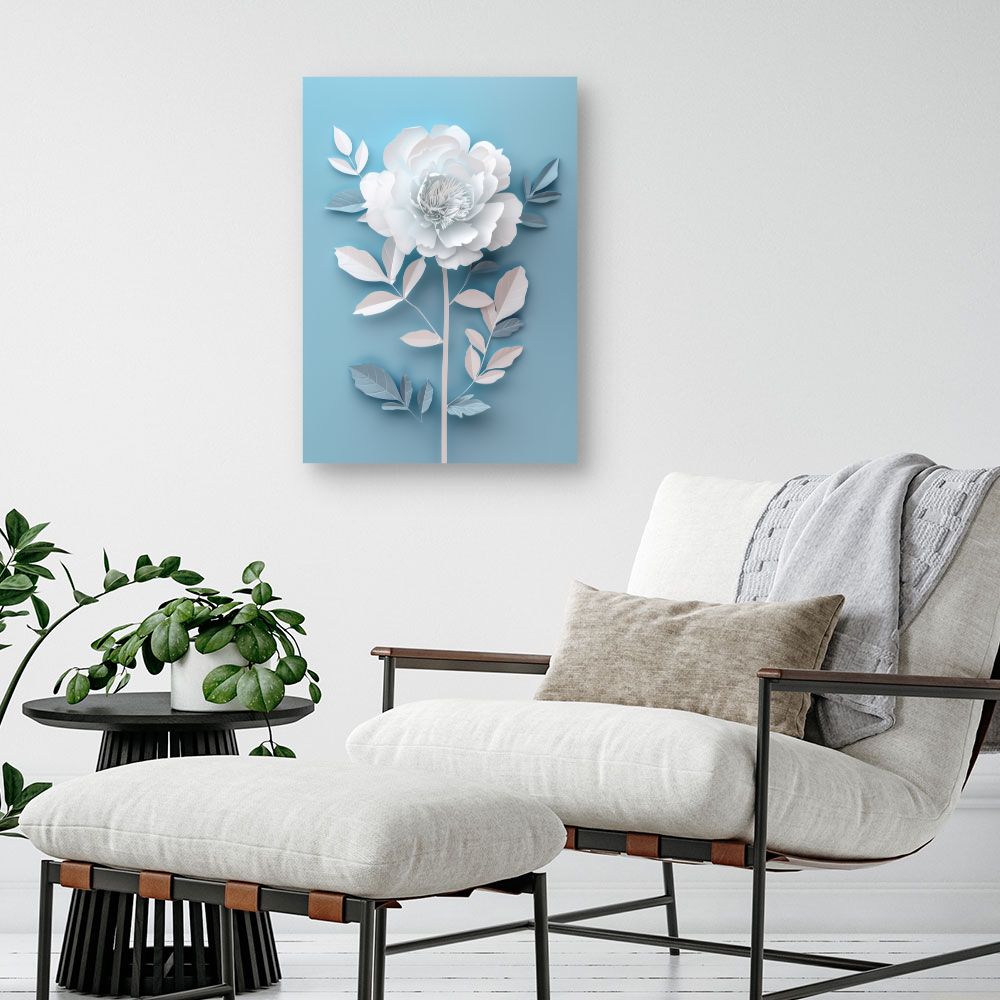 Toile "Fleur poétique"