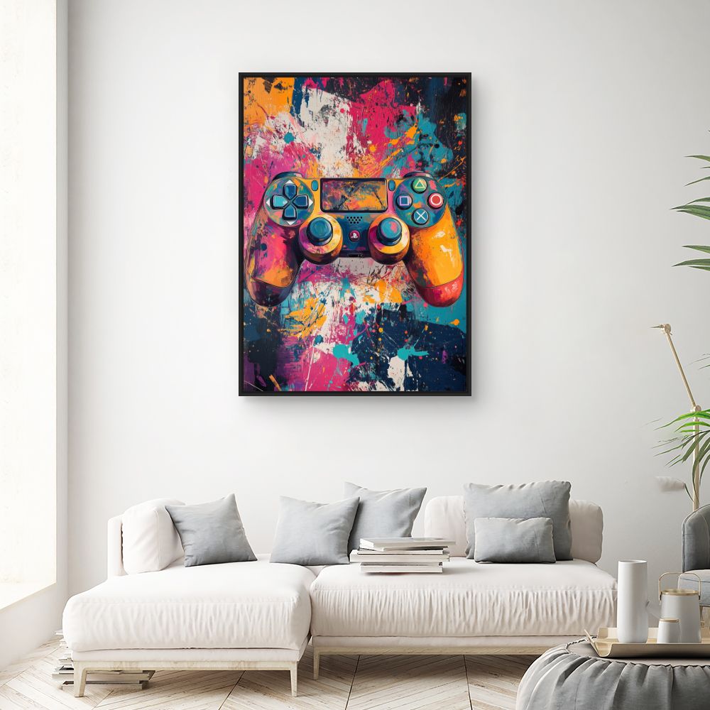 Toile "Manette éclatante"