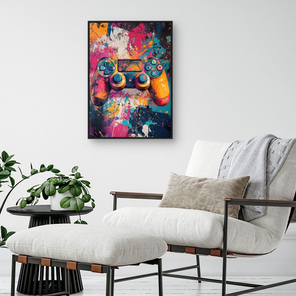 Toile "Manette éclatante"