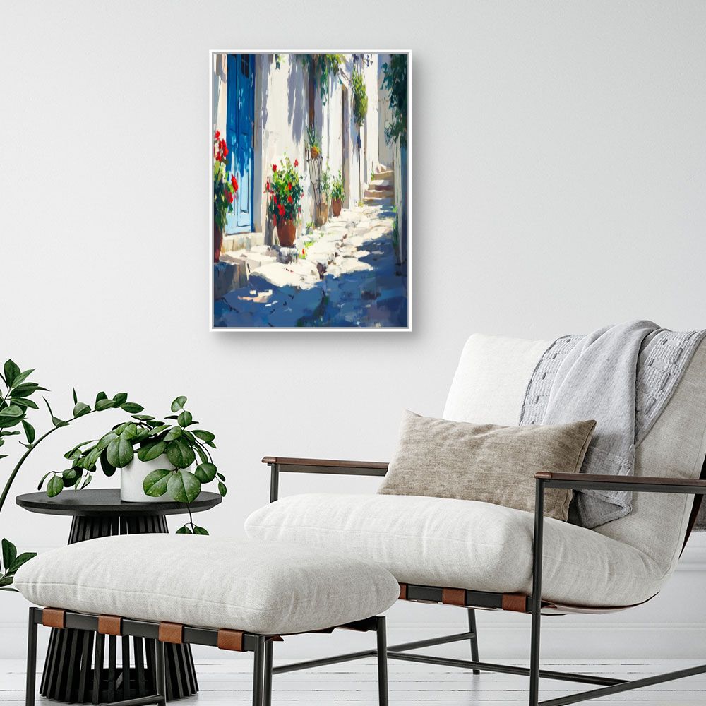 Toile "Ruelle méditerranéenne"