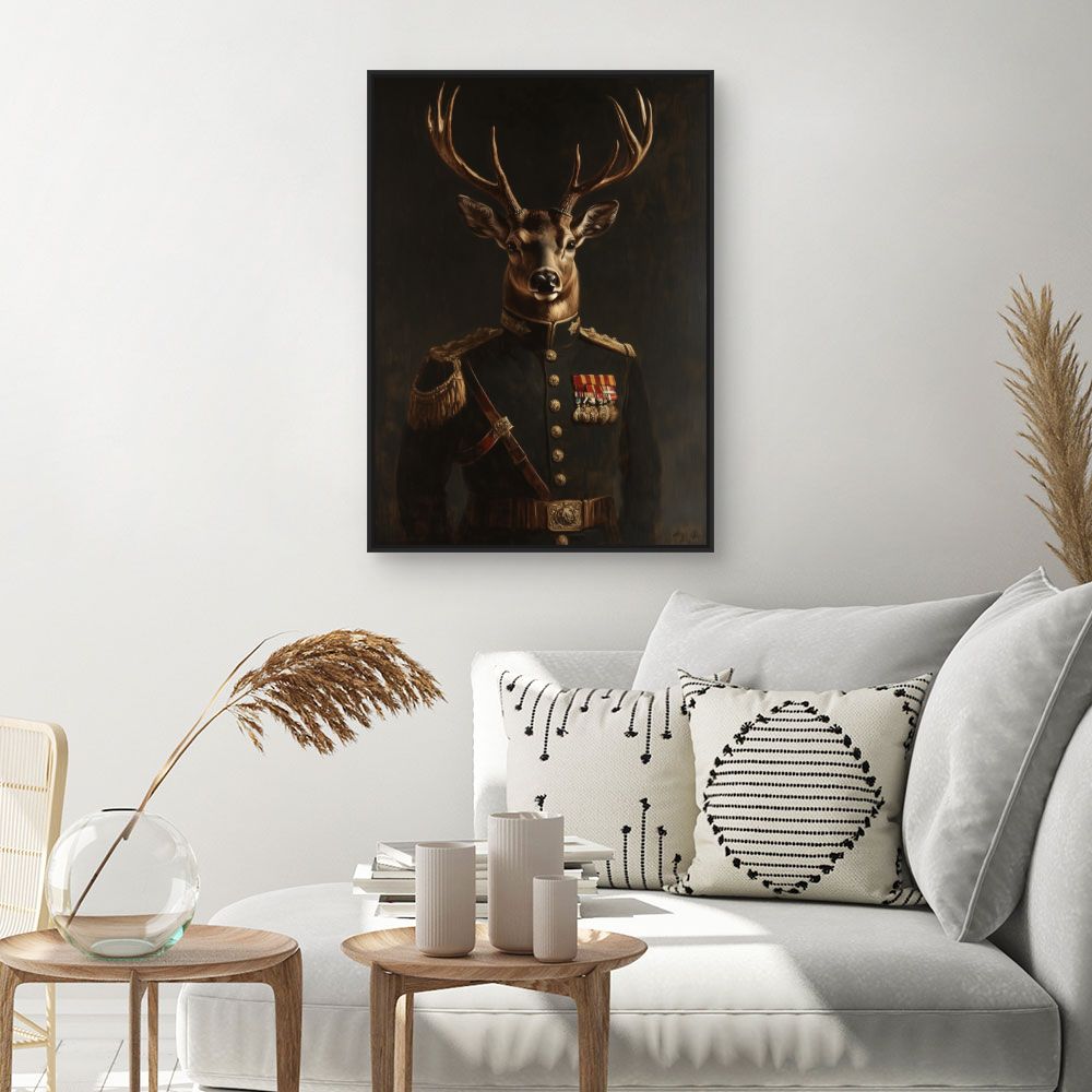 Toile "Cerf majestueux élégant"