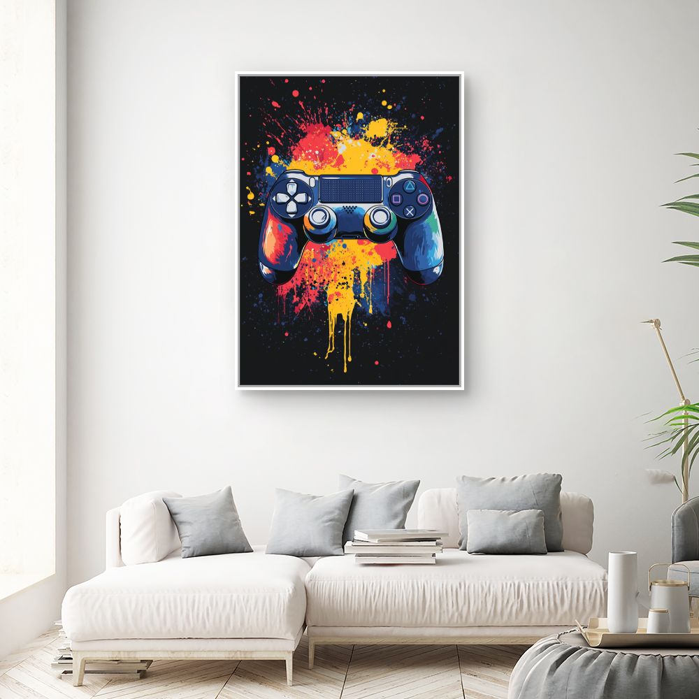 Toile "Explosion de couleurs"