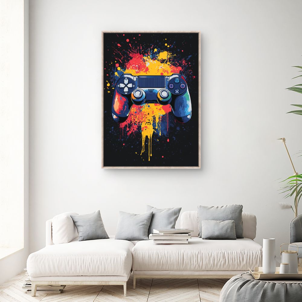 Toile "Explosion de couleurs"