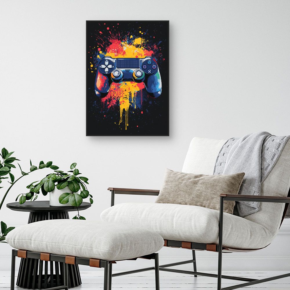Toile "Explosion de couleurs"
