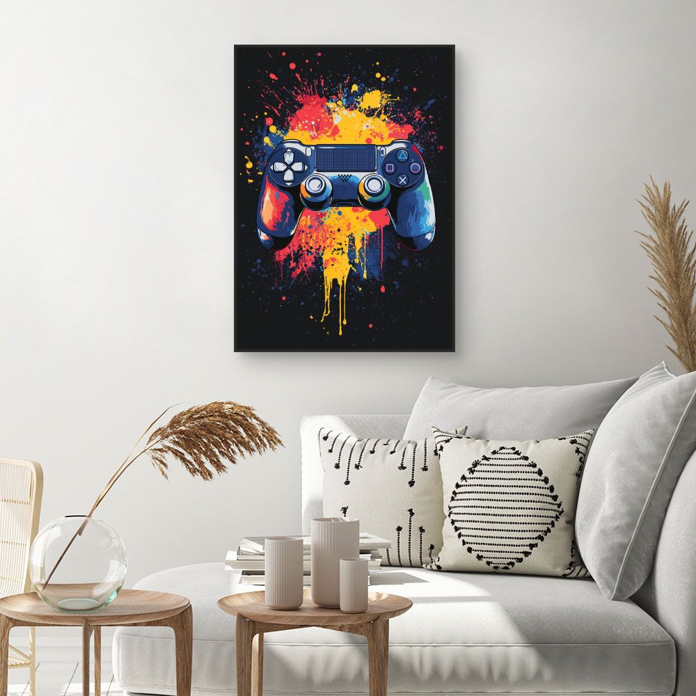 Toile "Explosion de couleurs"