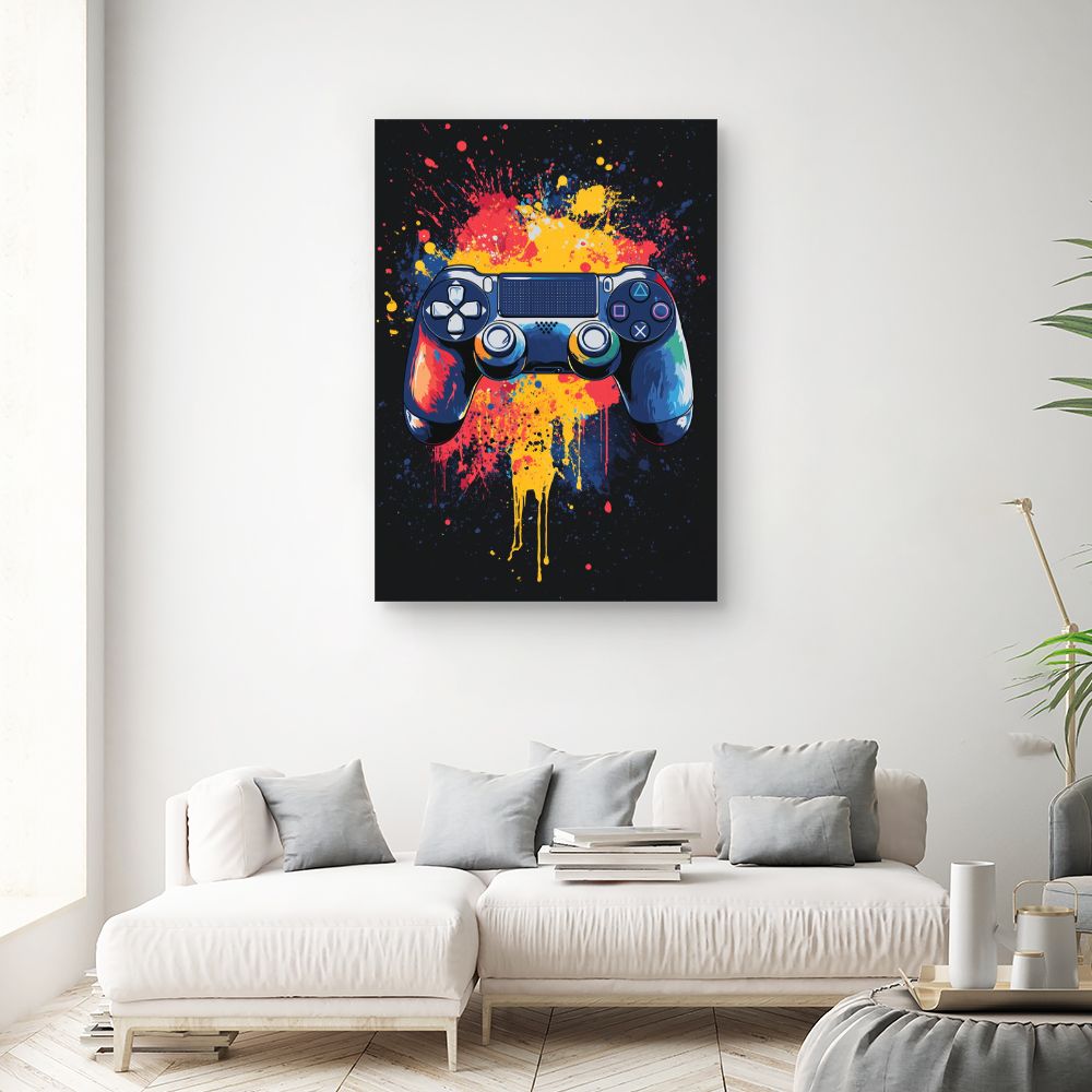 Toile "Explosion de couleurs"