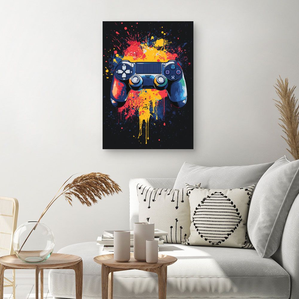 Toile "Explosion de couleurs"