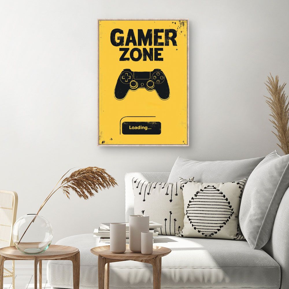 Toile Zone de jeu – toile cadre naturel (slide 1, 60×90)