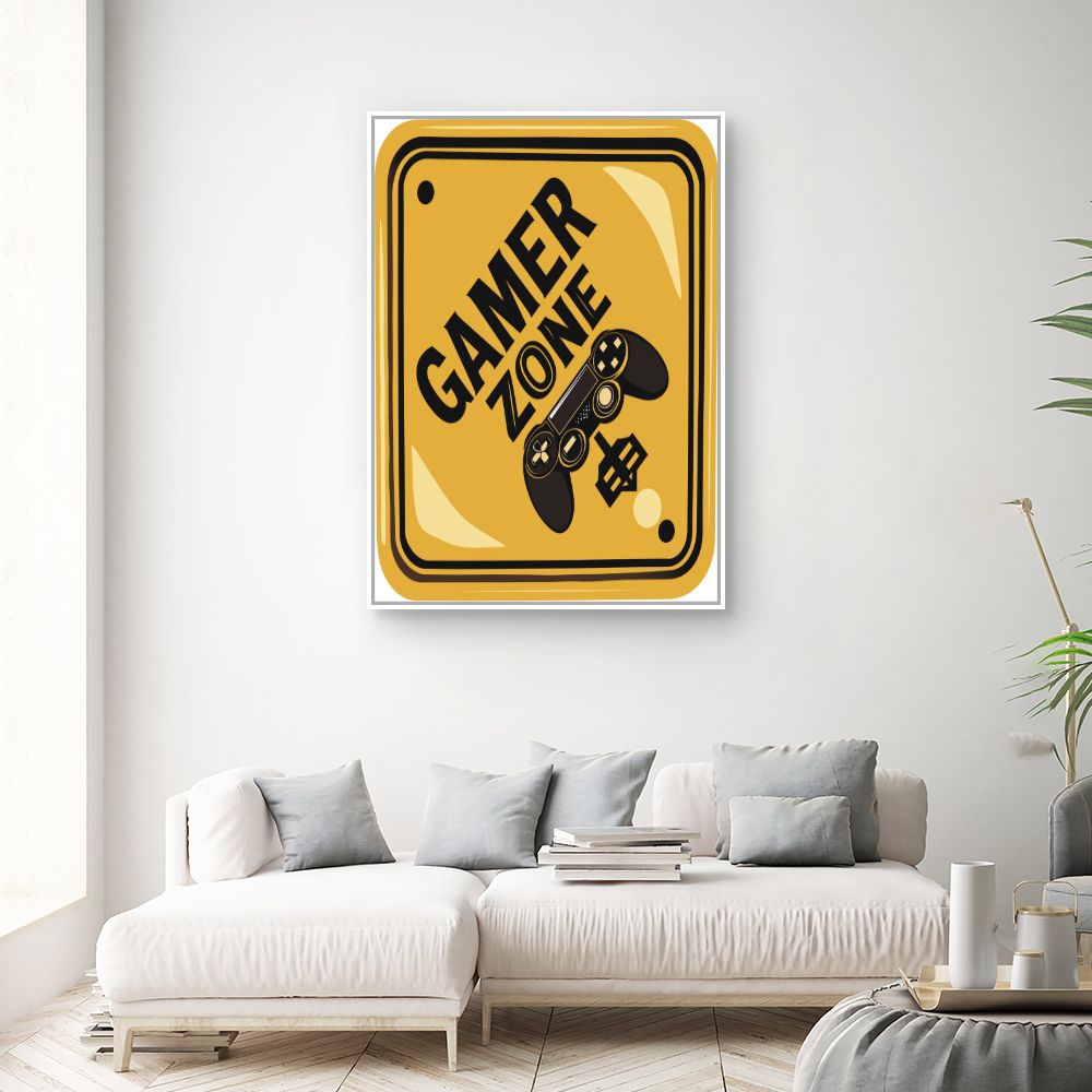 Toile "Gamer dynamique"