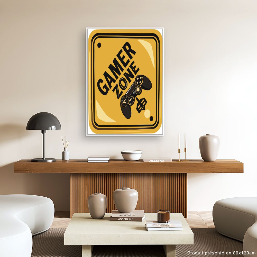 Toile "Gamer dynamique"