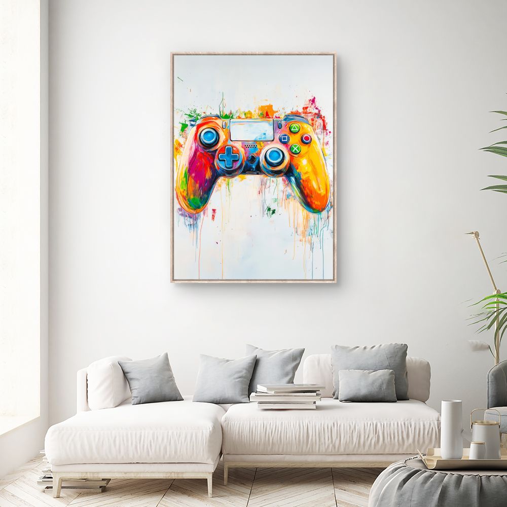 Toile "Manette vibrante"