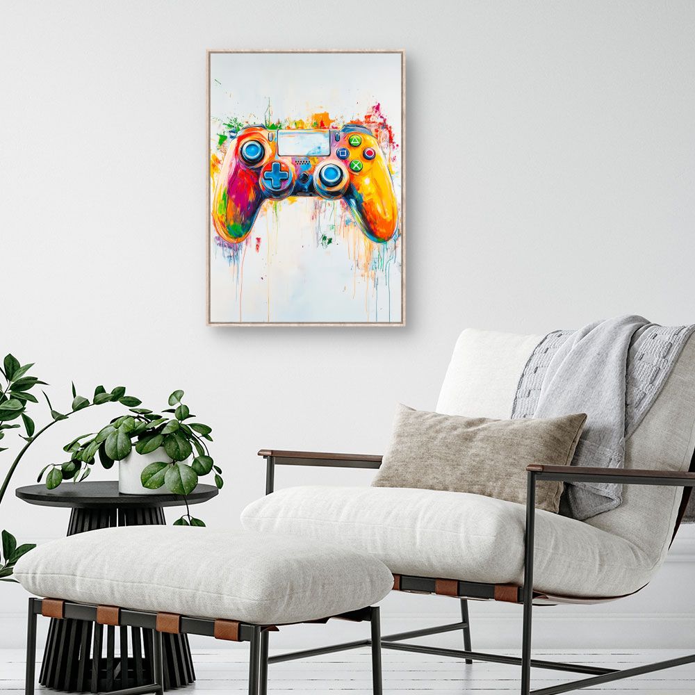 Toile "Manette vibrante"