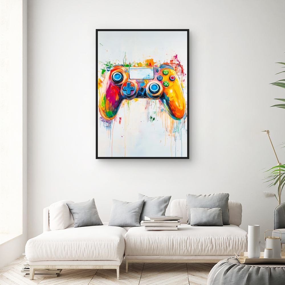Toile "Manette vibrante"