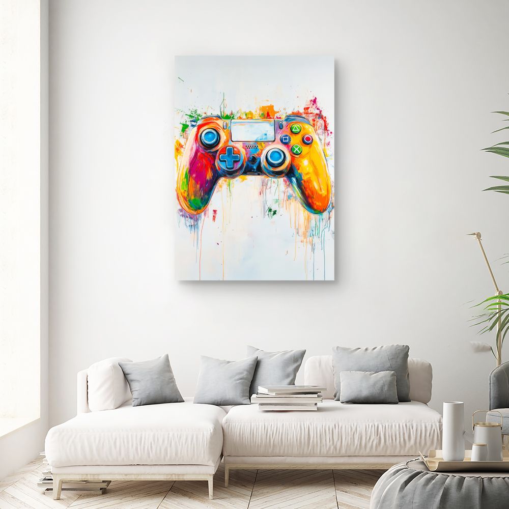 Toile "Manette vibrante"