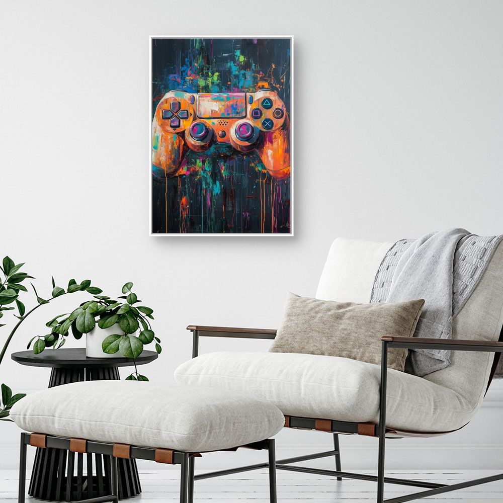 Toile "Joystick artistique"
