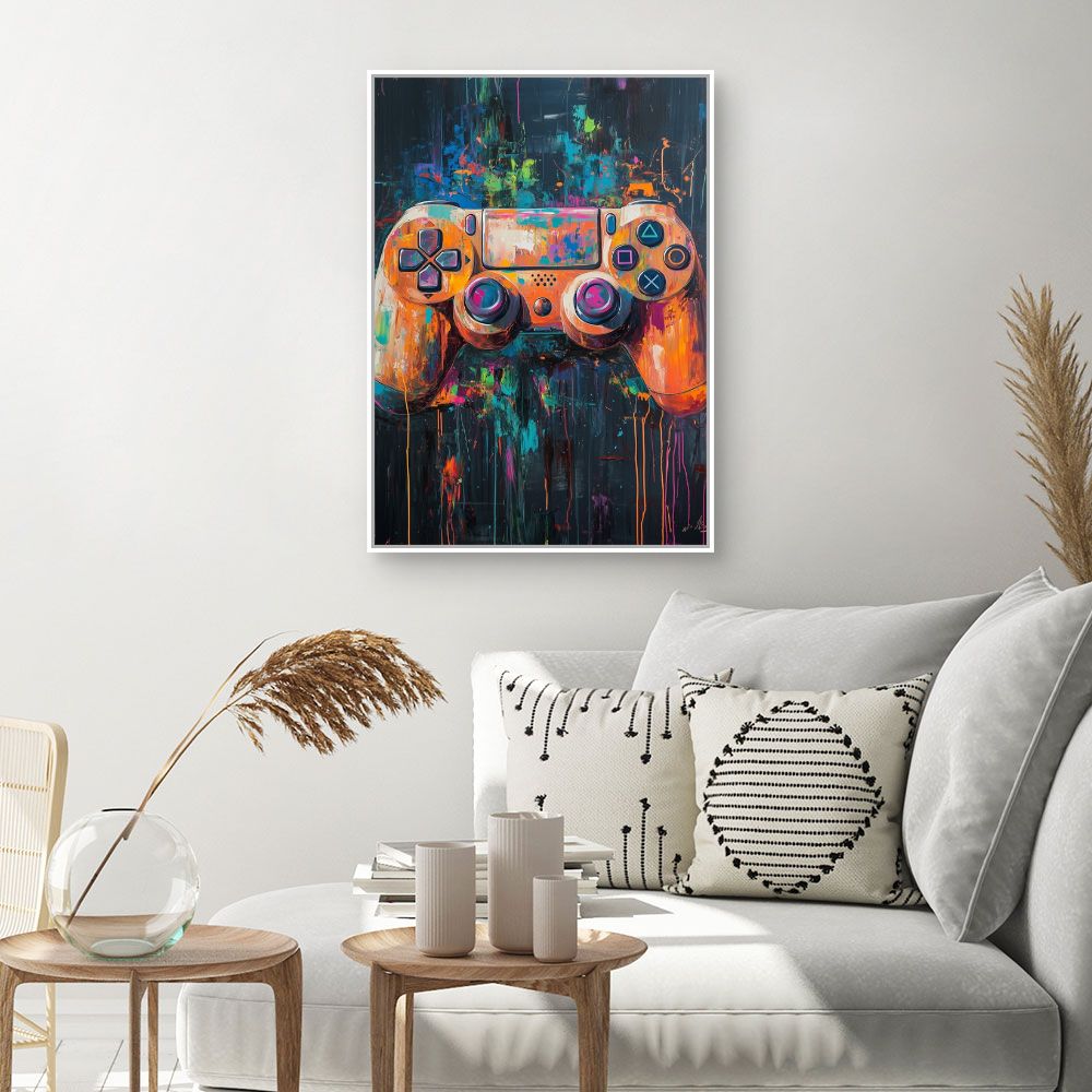 Toile "Joystick artistique"