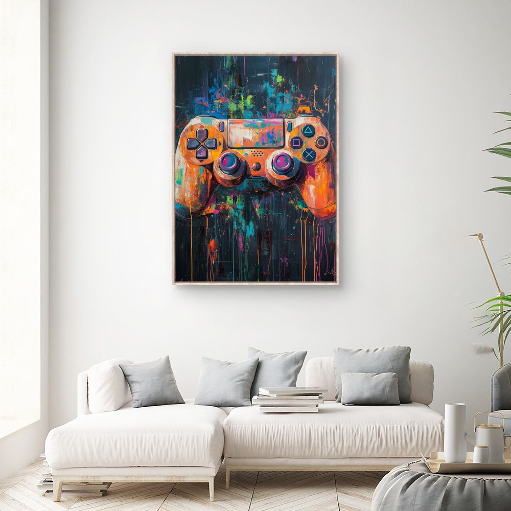 Toile "Joystick artistique"