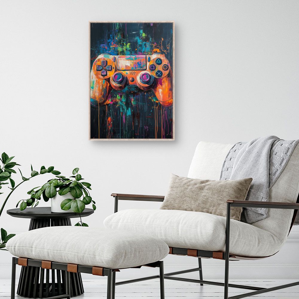 Toile "Joystick artistique"