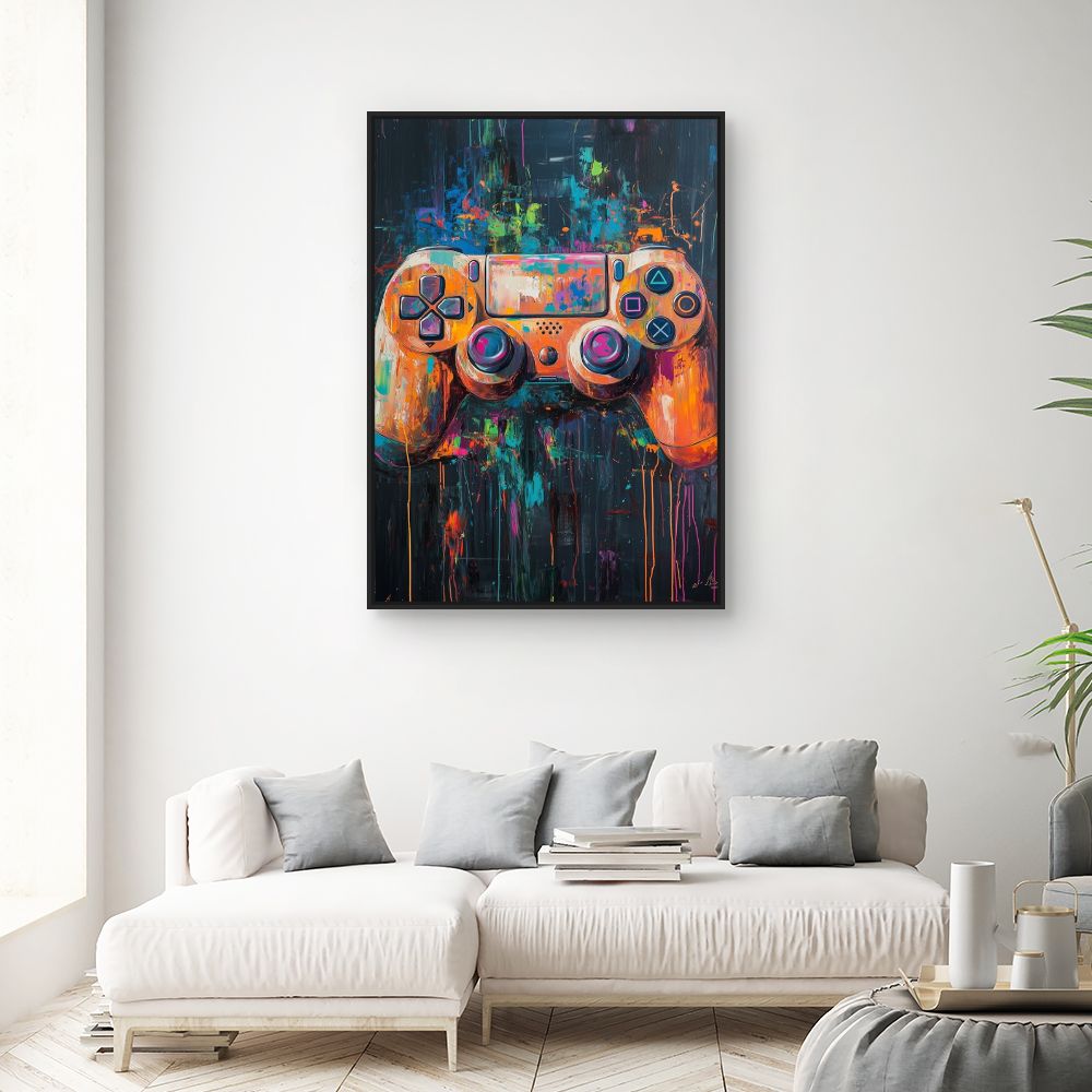 Toile "Joystick artistique"