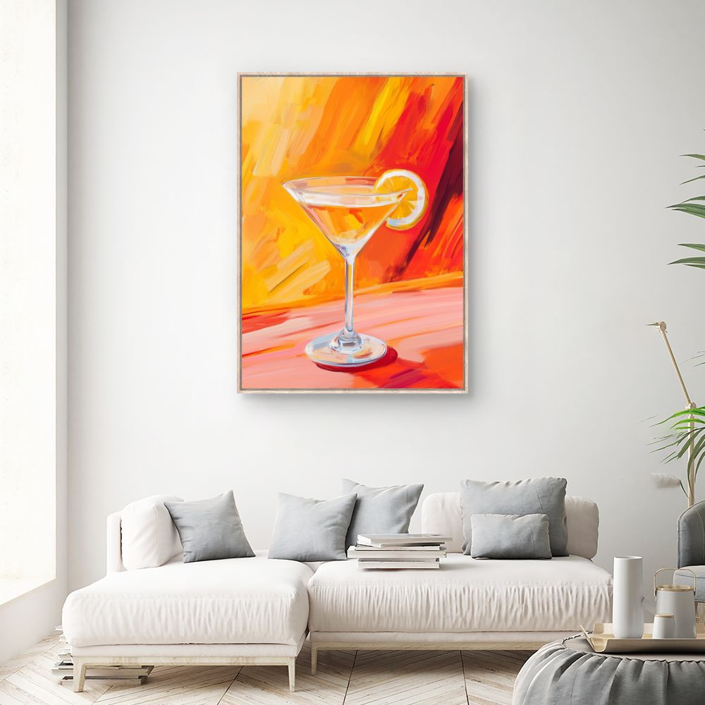 Toile "Cocktail ensoleillé"